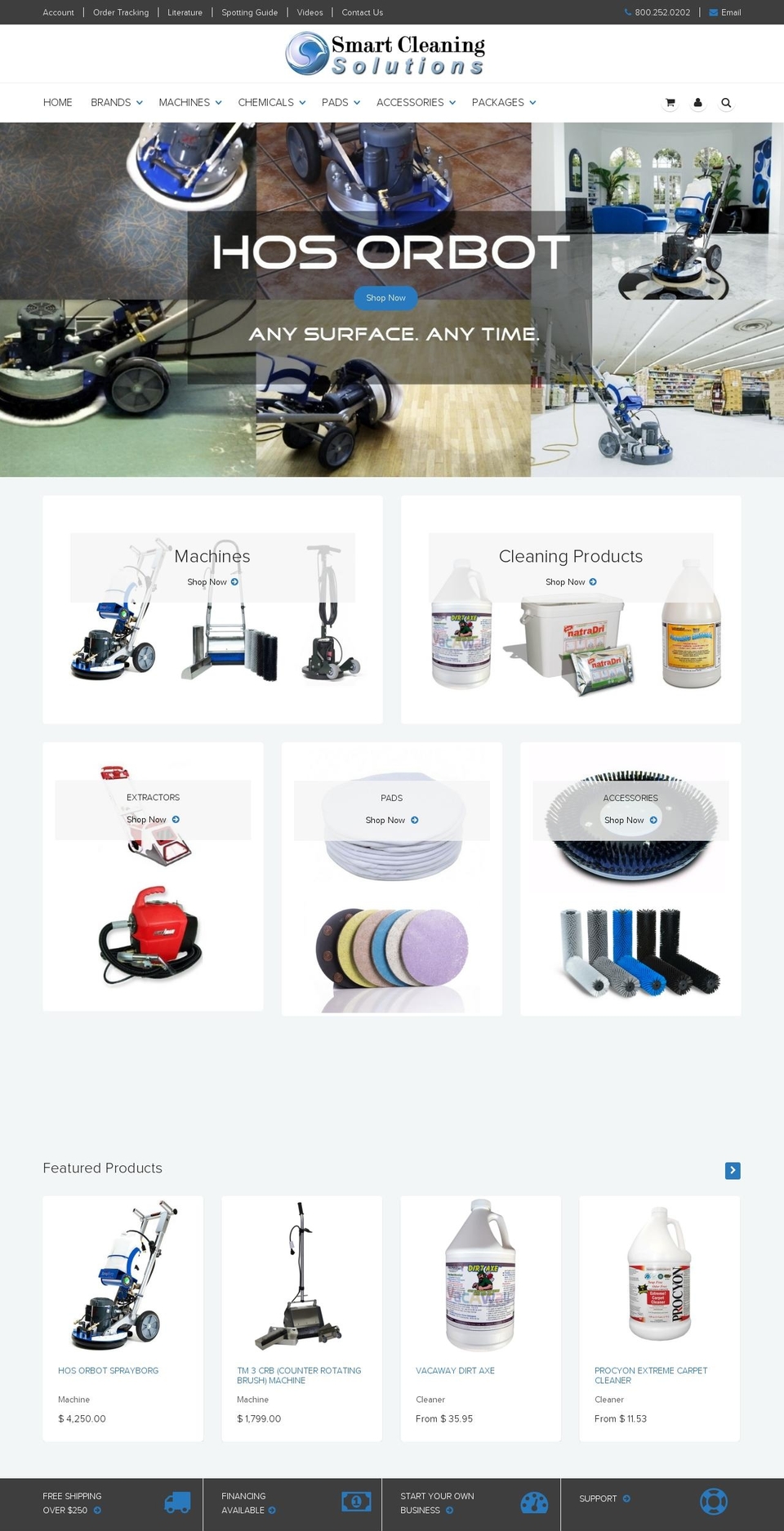 smart-cleaning-solutions.com shopify website screenshot