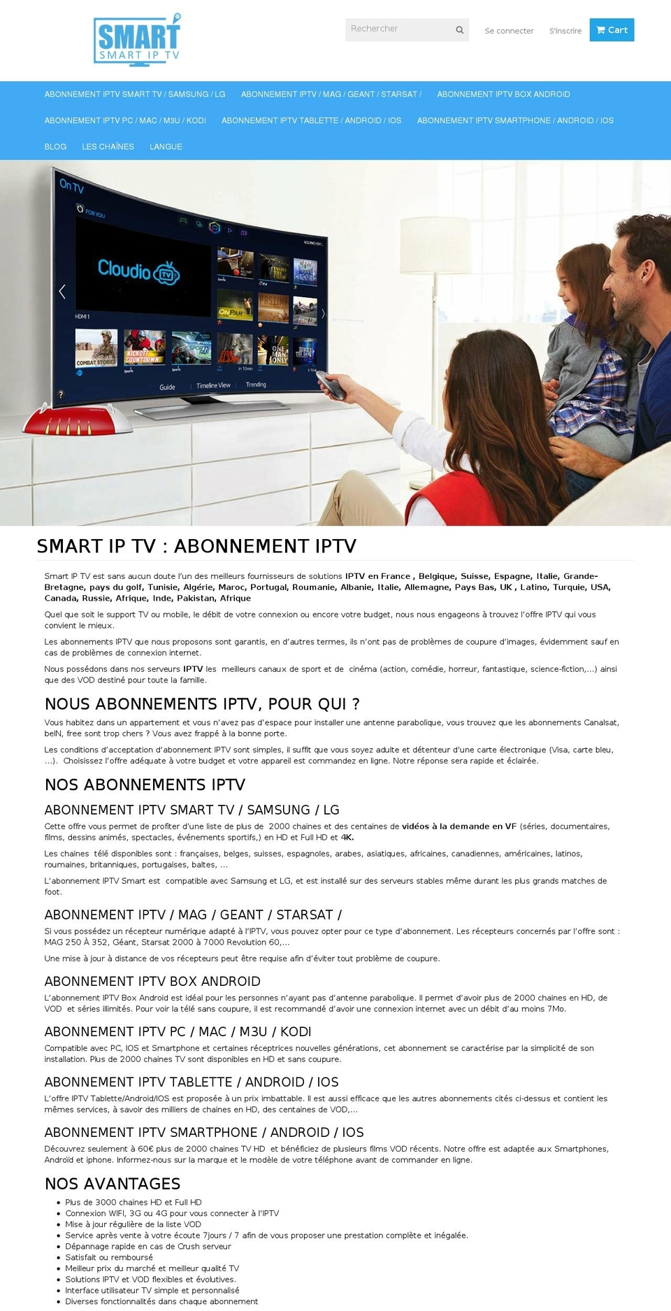 smart-ip-tv.com — Shopify storefront screenshot