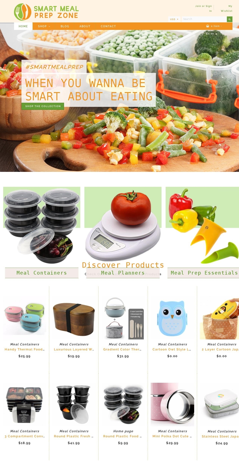 smart-meal-prep-zone.myshopify.com shopify website screenshot