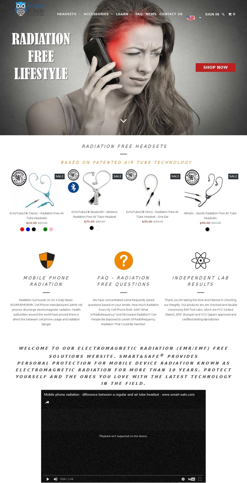 smart-safe.com shopify website screenshot