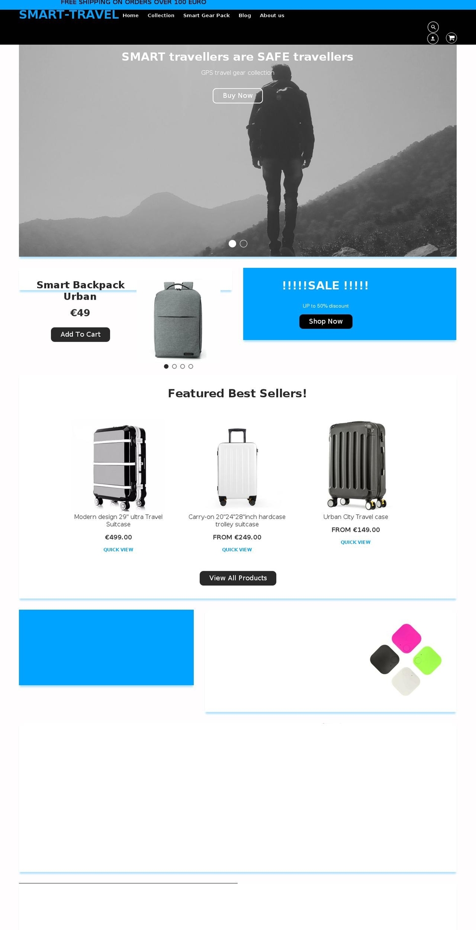 smart-travel.store shopify website screenshot