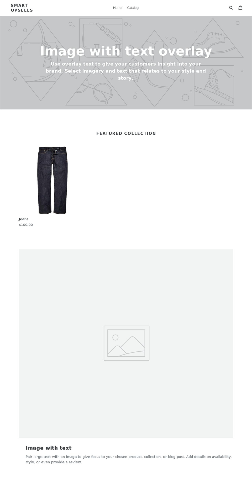 smart-upsells.myshopify.com shopify website screenshot