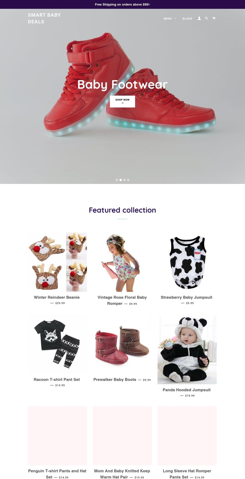 smartbabydeals.com — Shopify storefront screenshot