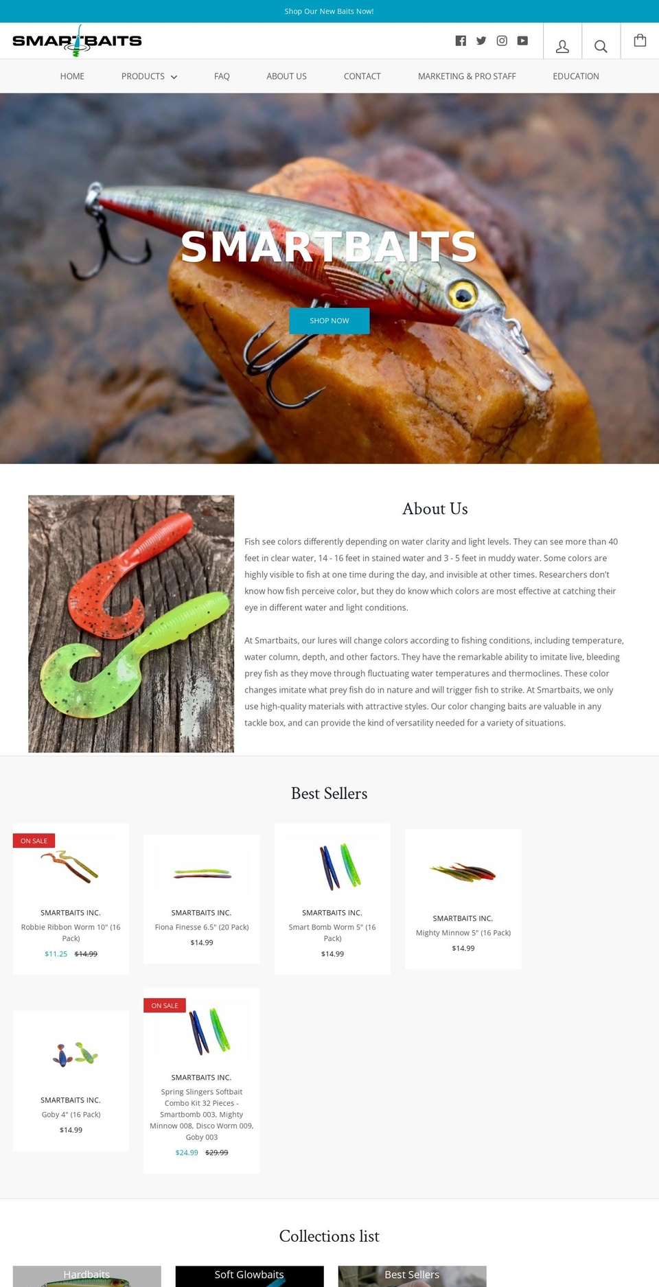 smartbaits.com shopify website screenshot