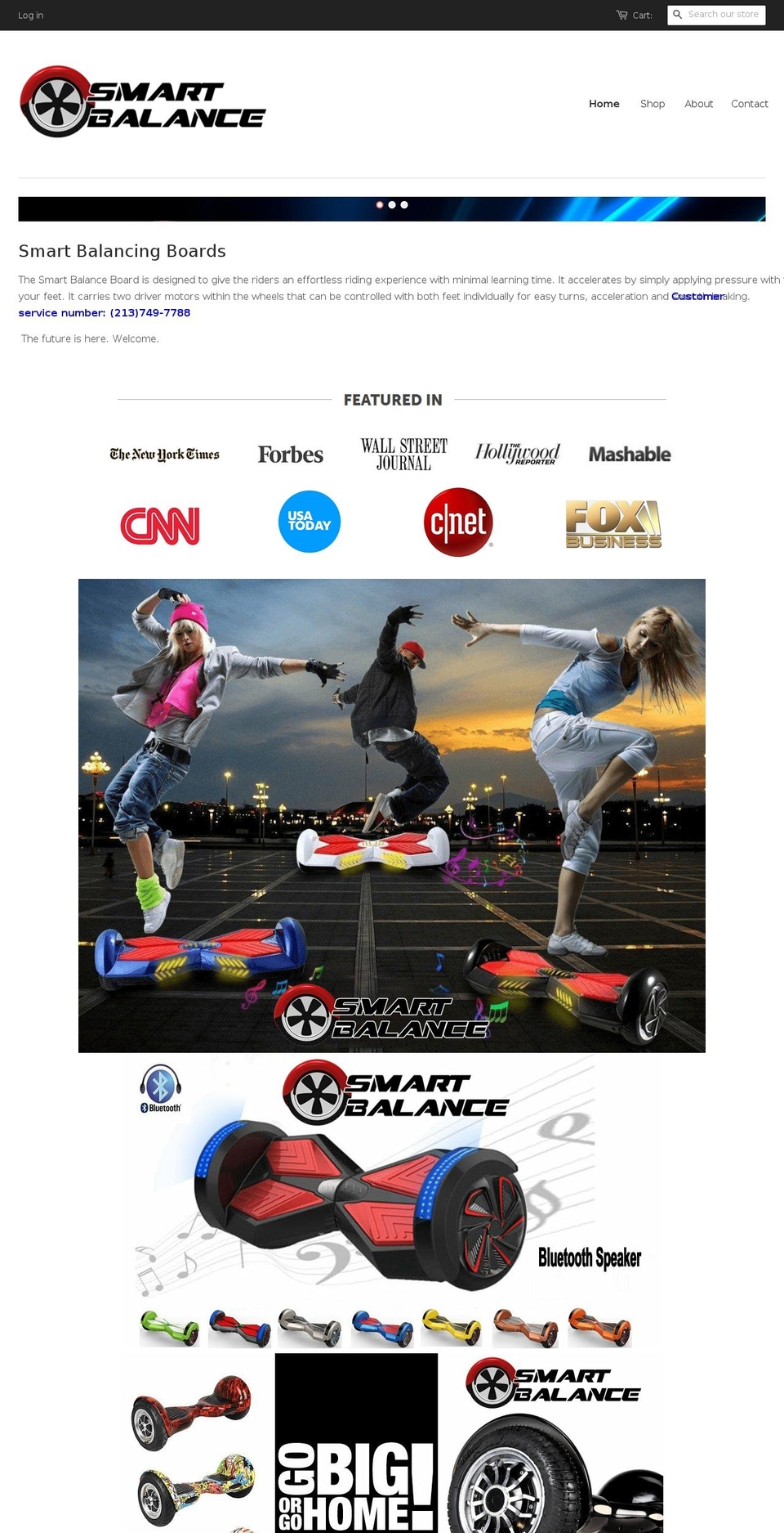 smartbalancingboards.com shopify website screenshot