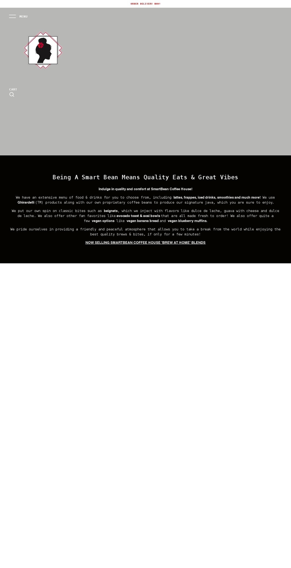 smartbeancoffeehouse.com shopify website screenshot