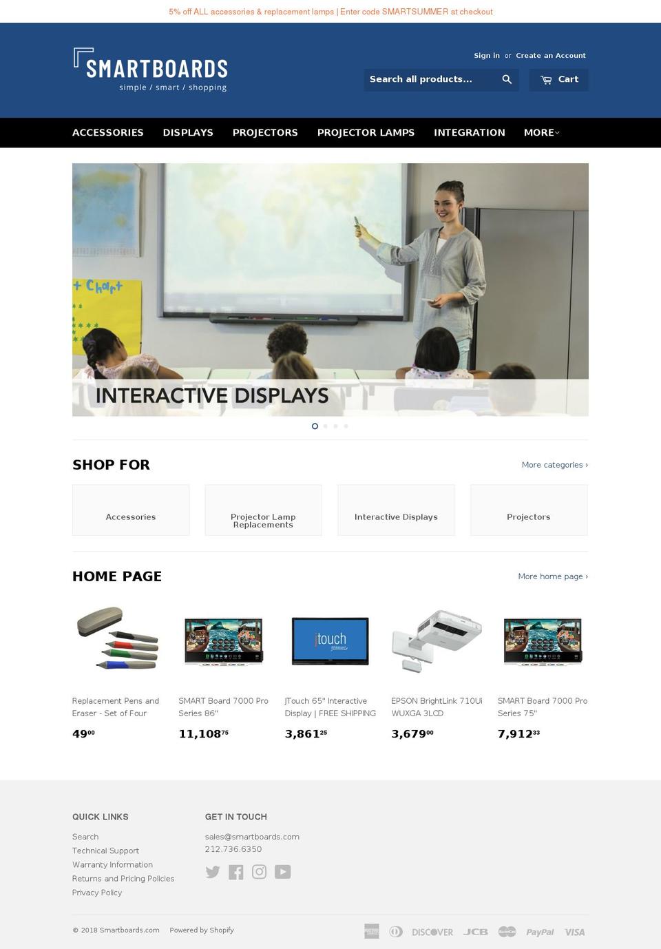 smartboards.com shopify website screenshot