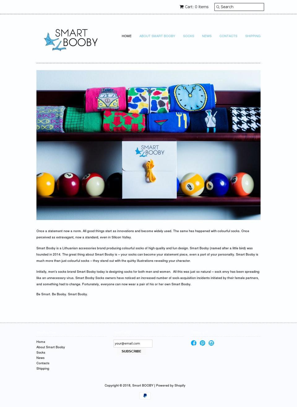 smartbooby.com — Shopify storefront screenshot