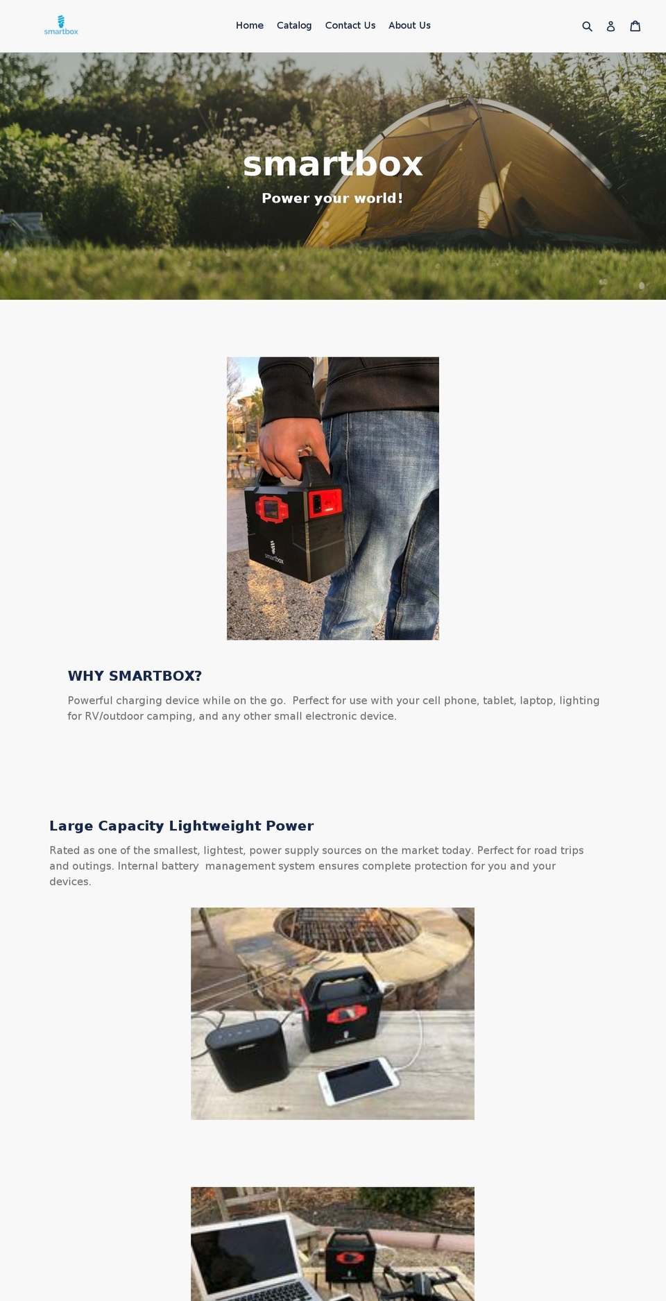 smartboxproducts.com — Shopify storefront screenshot
