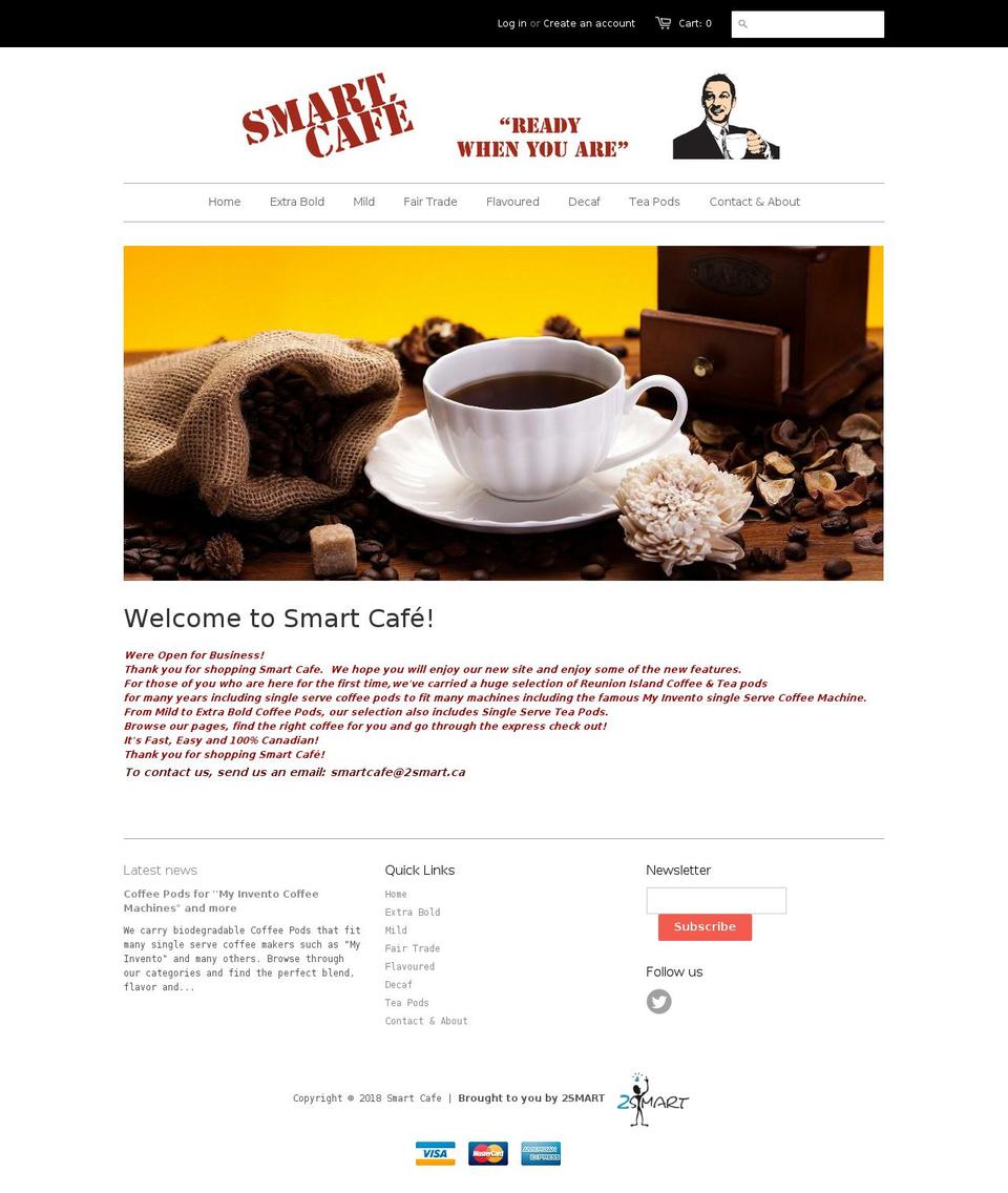 smartcafe.ca shopify website screenshot