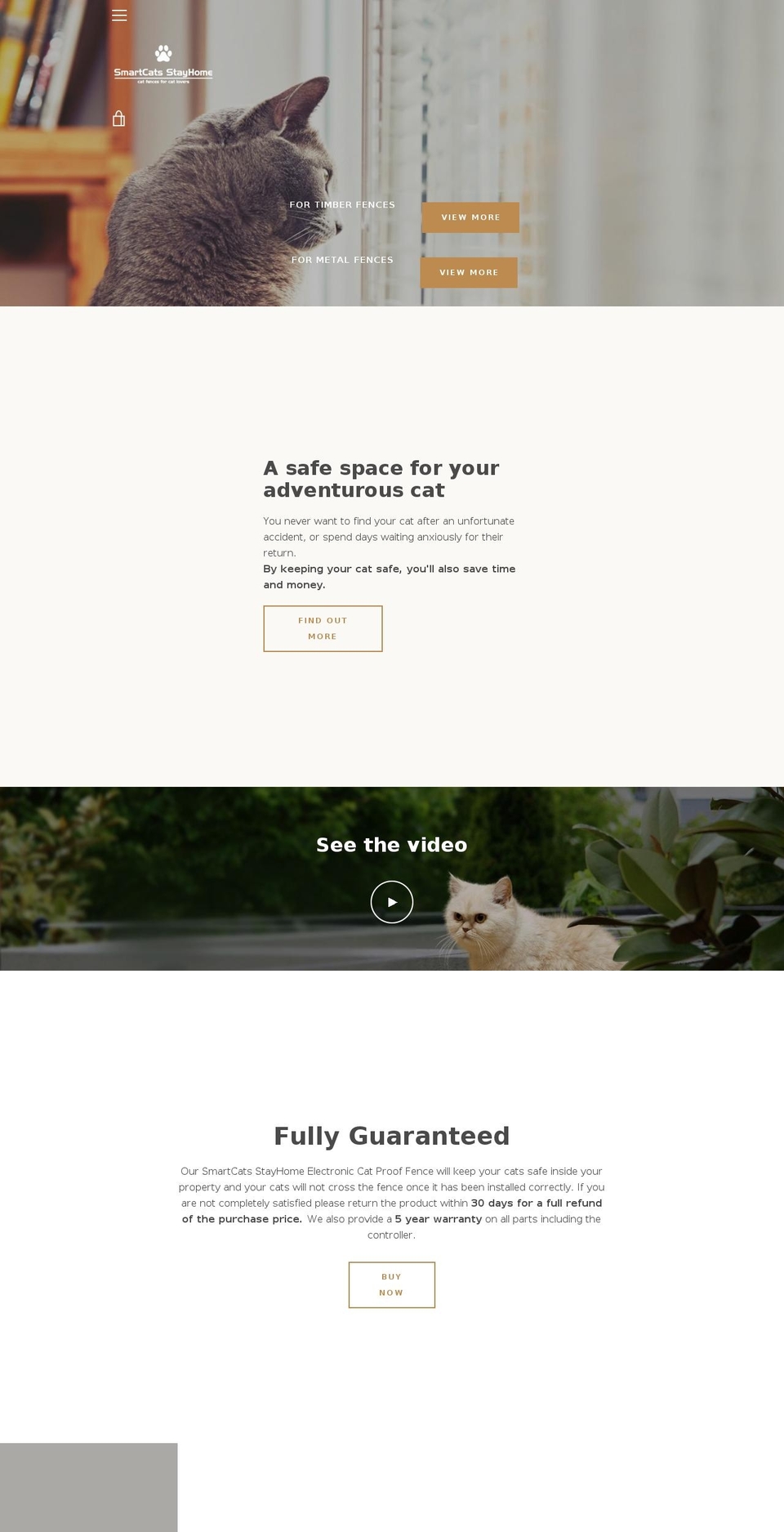 smartcatsstayhome.com.au shopify website screenshot