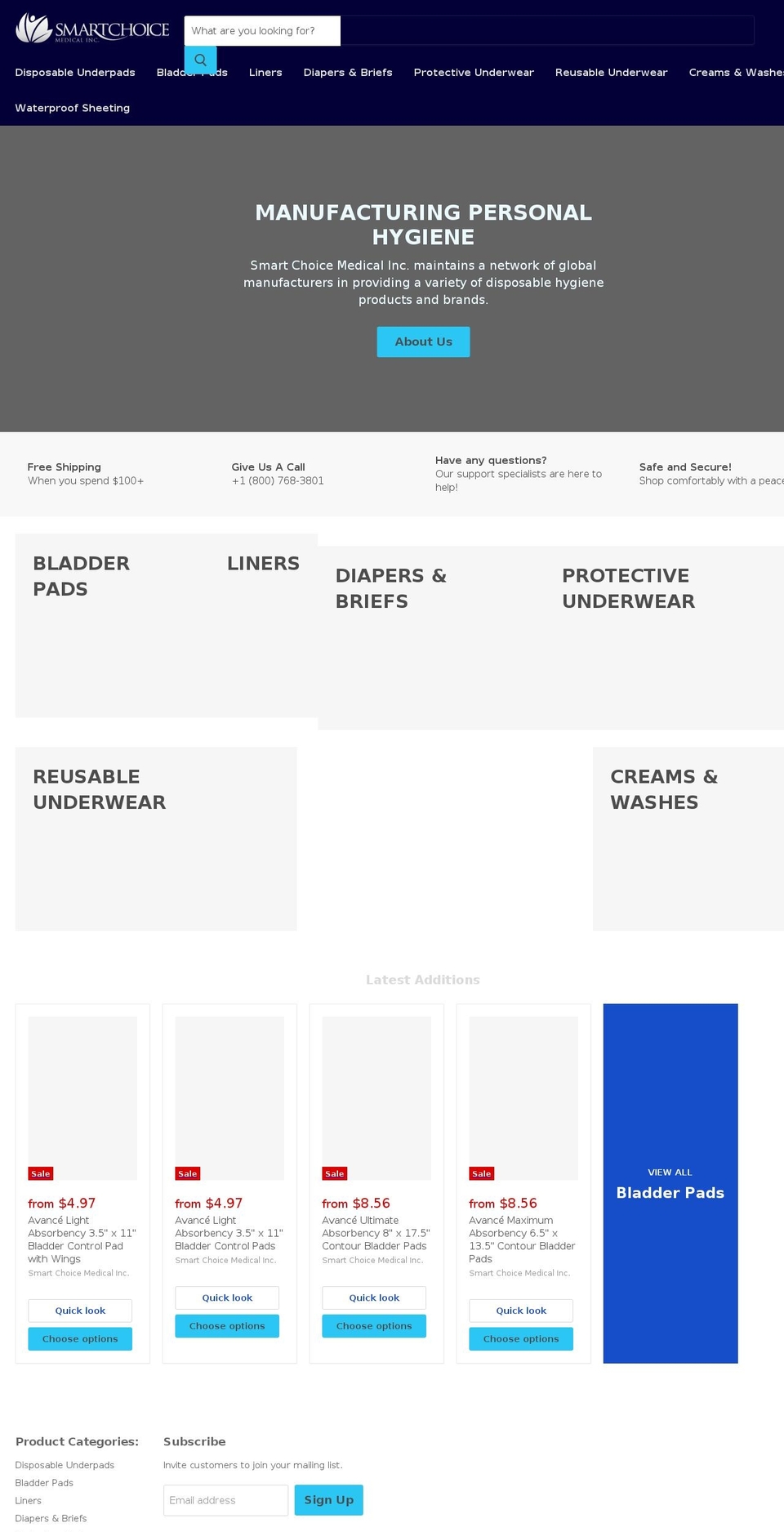 smartchoicemedical.com shopify website screenshot