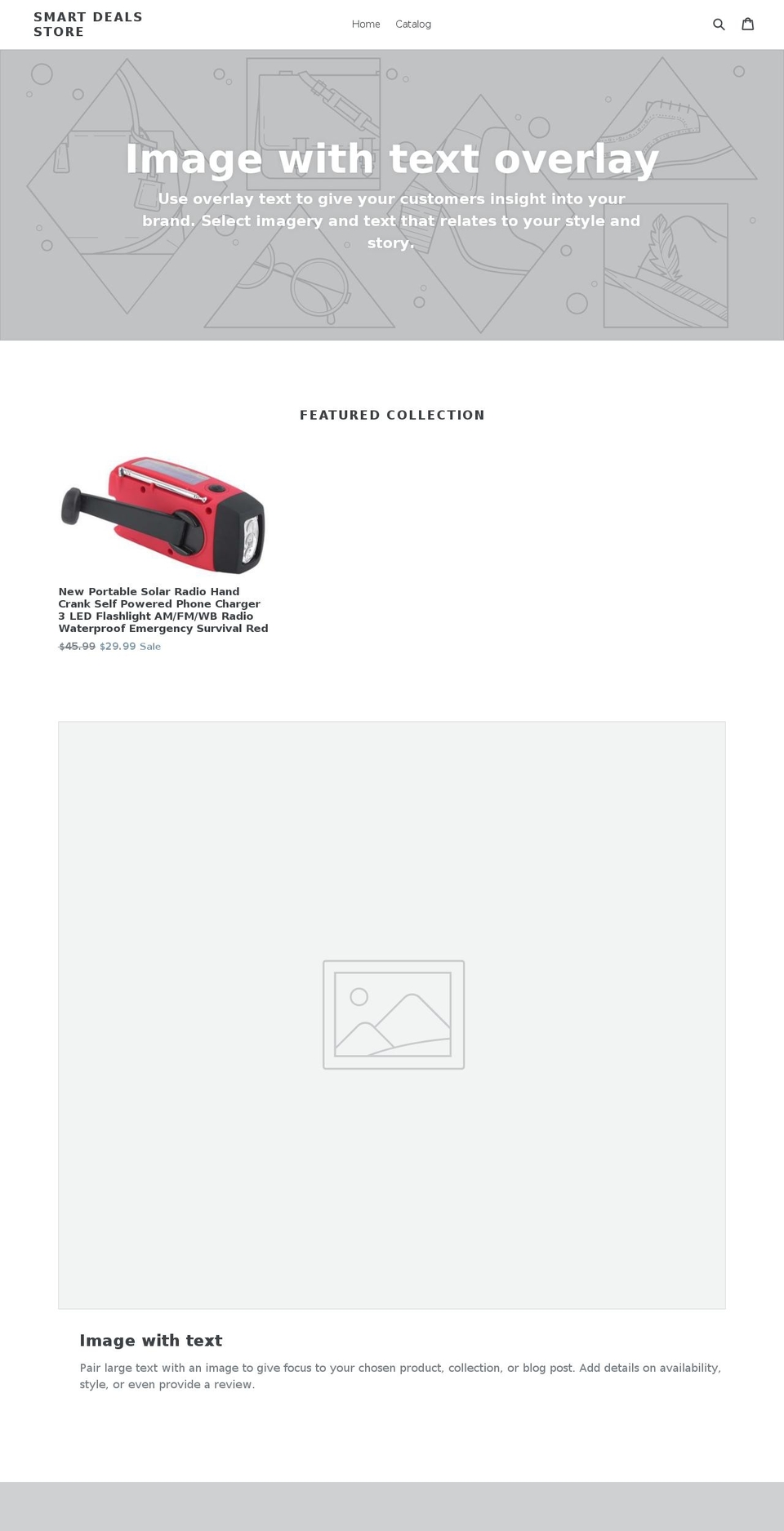 smartdealsjust4you.com — Shopify storefront screenshot