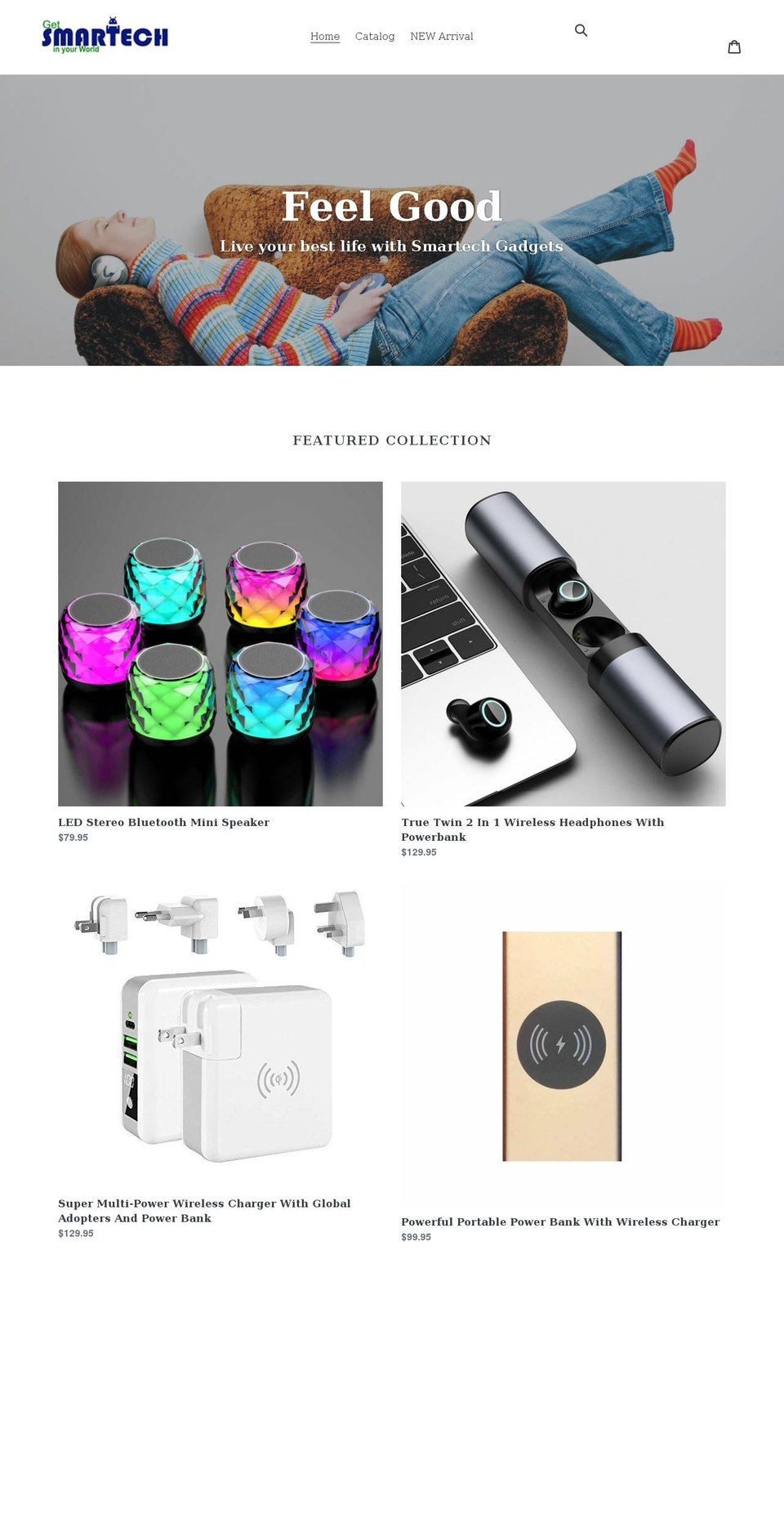 smartechgadgets.com shopify website screenshot