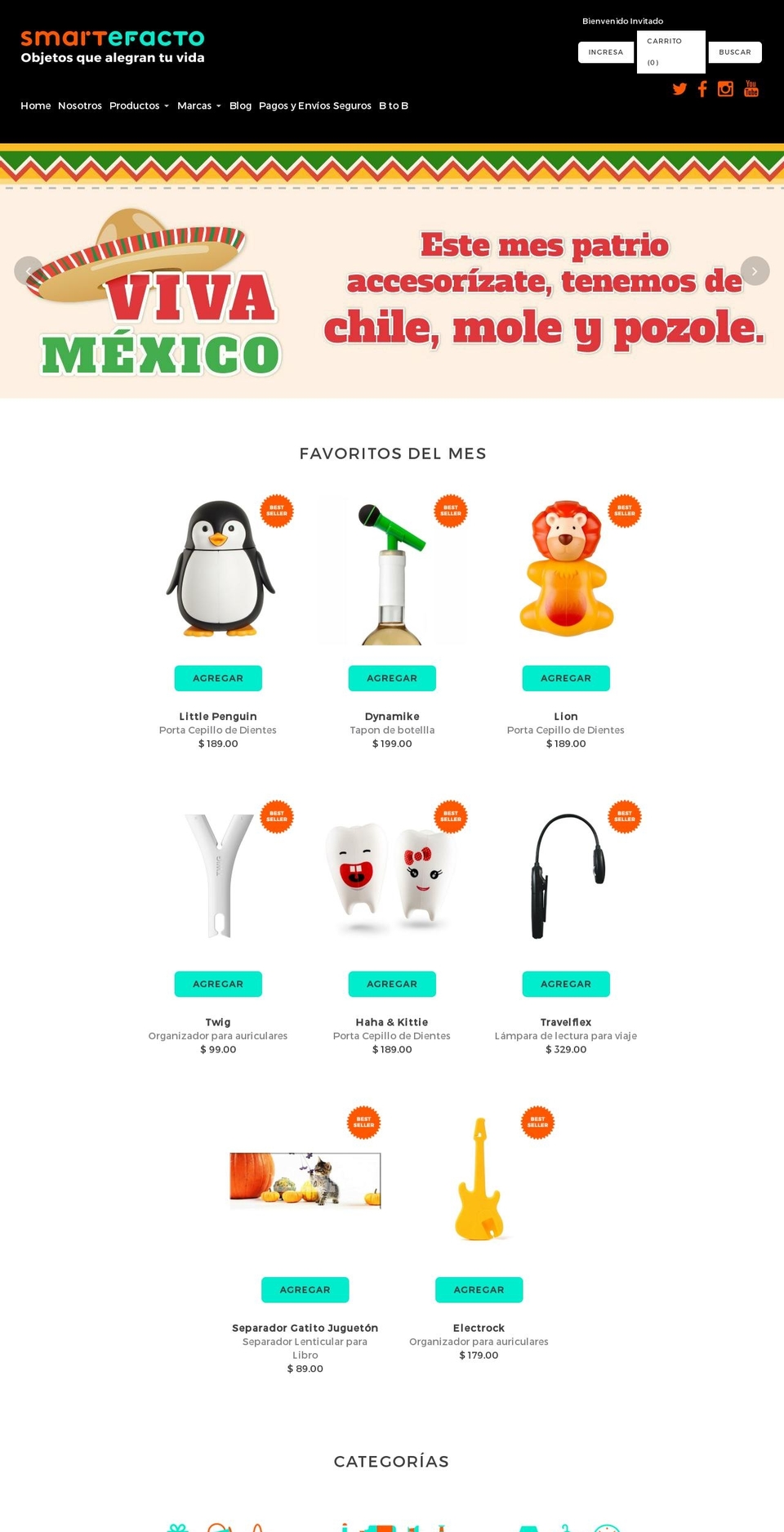 smartefacto.com — Shopify storefront screenshot