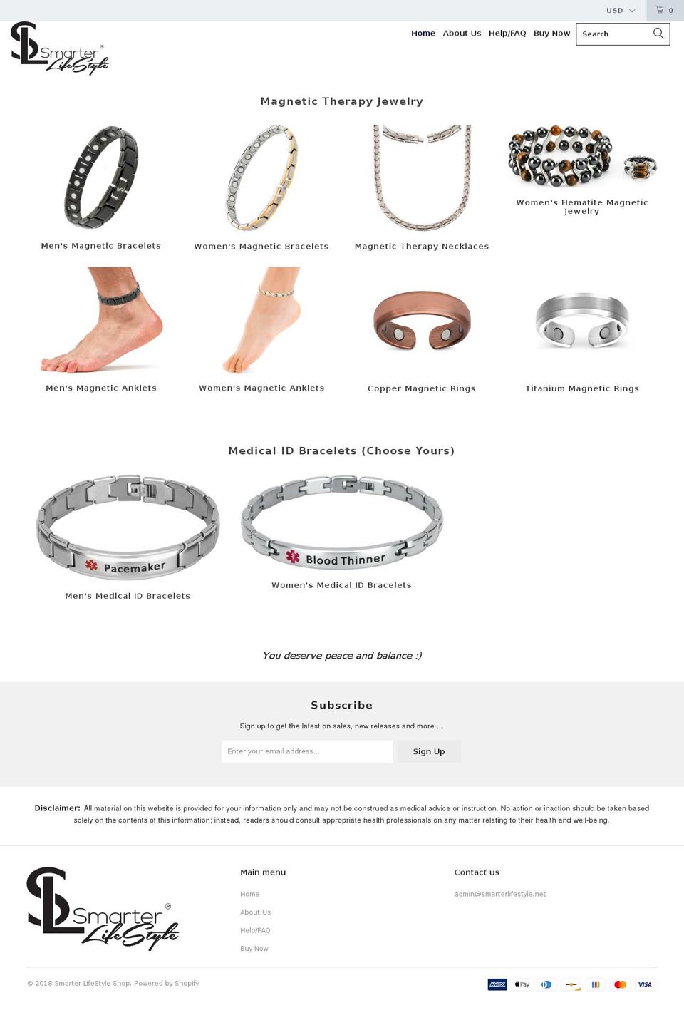 smarterlifestyle.net shopify website screenshot