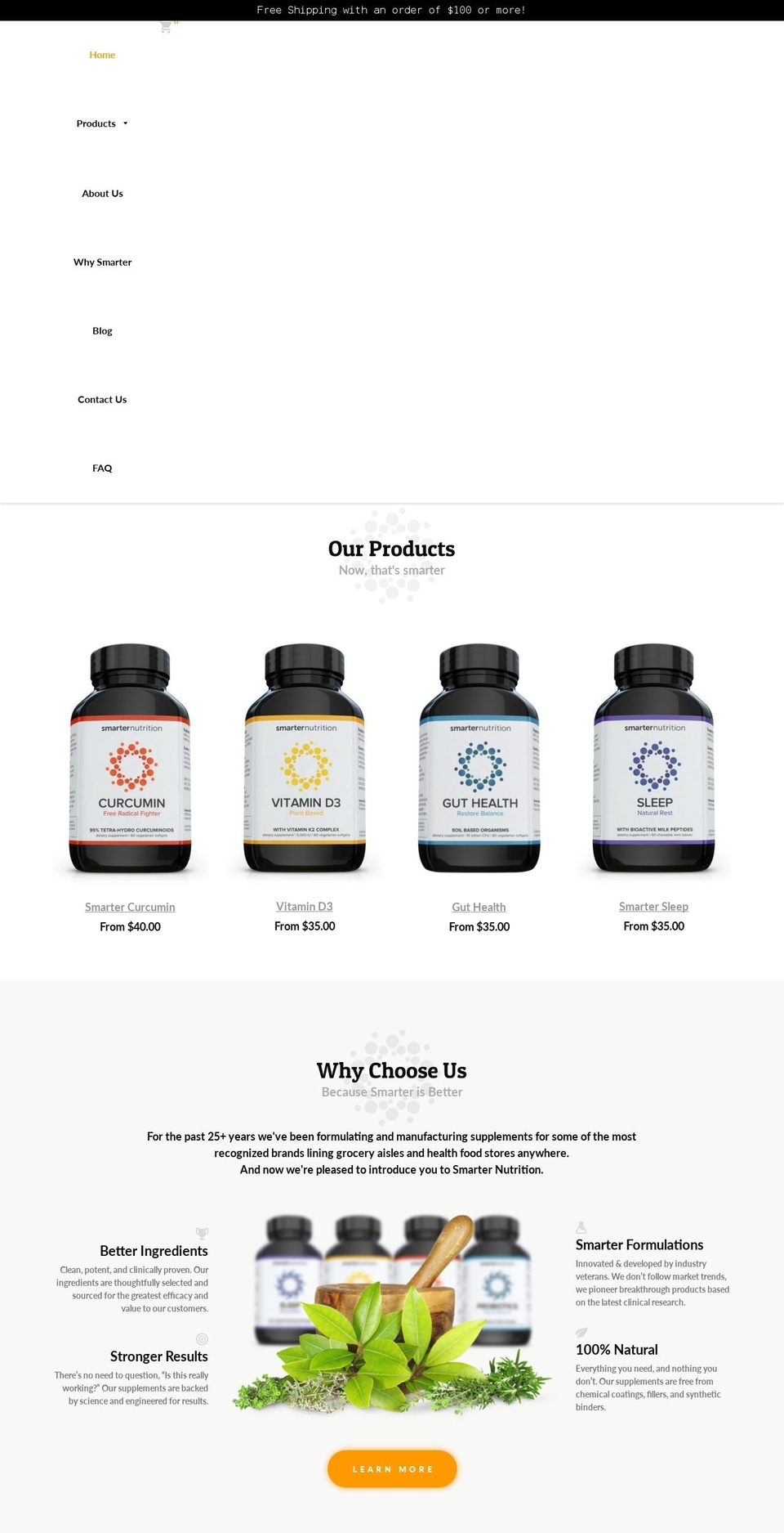 Timber-latest Shopify theme site example smarternutrition.com