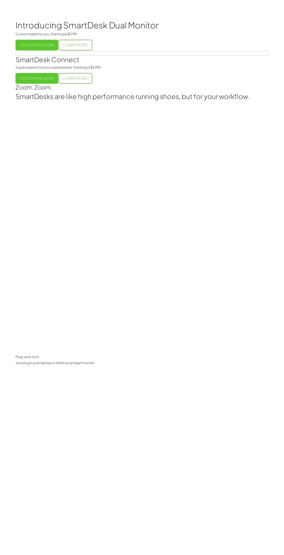 smartestdesk.com — Shopify storefront screenshot