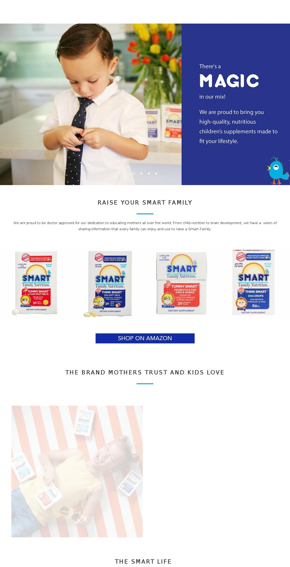 smartfamilynutrition.com — Shopify storefront screenshot