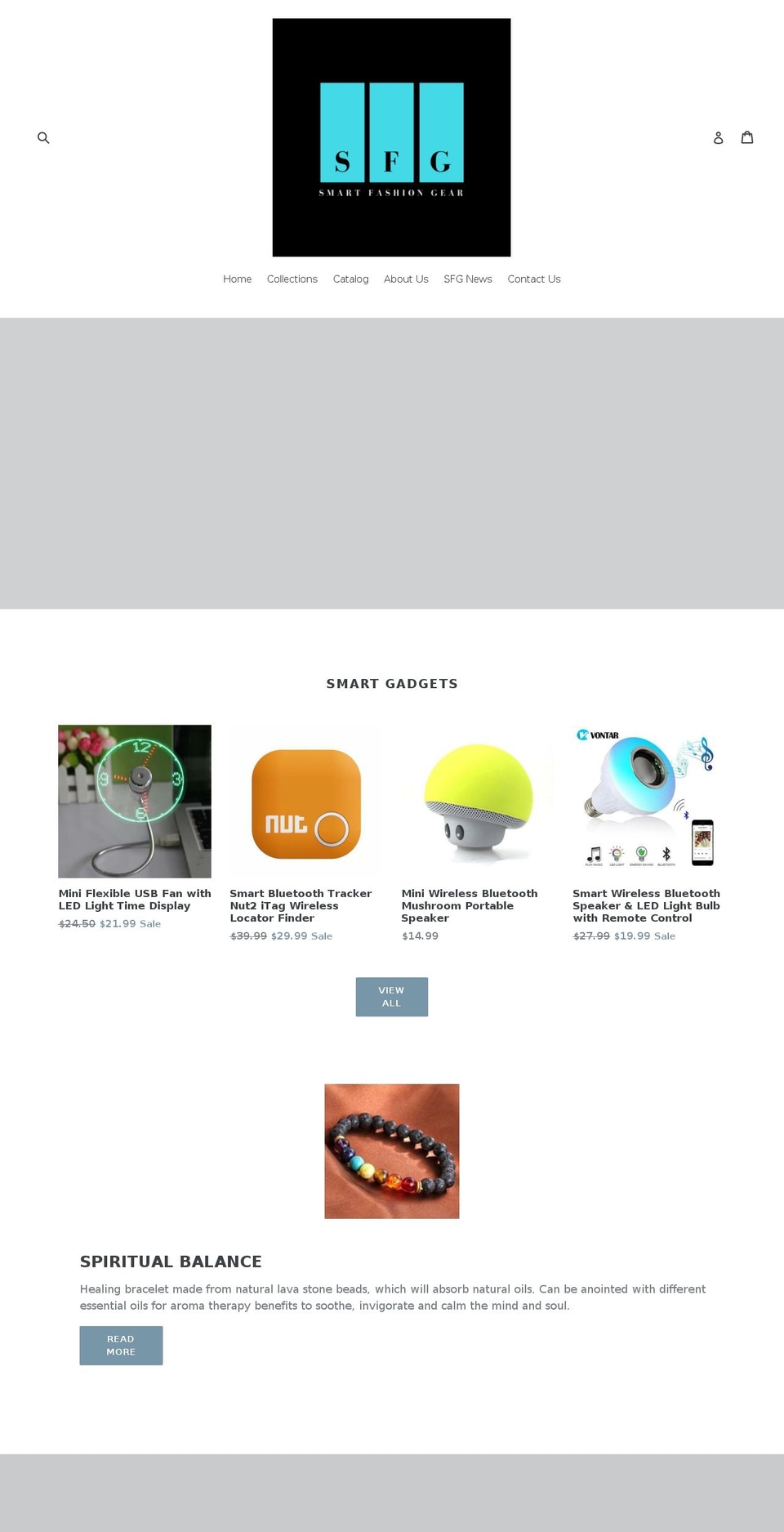 smartfashiongear.com — Shopify storefront screenshot