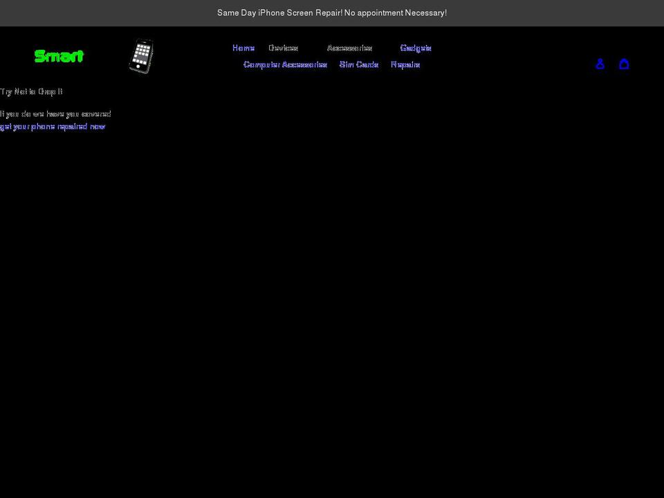 smartfonemilngavie.co.uk shopify website screenshot