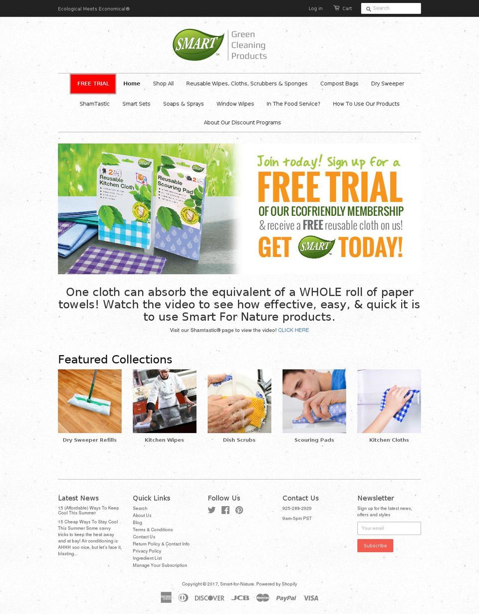 smartfornature.com shopify website screenshot