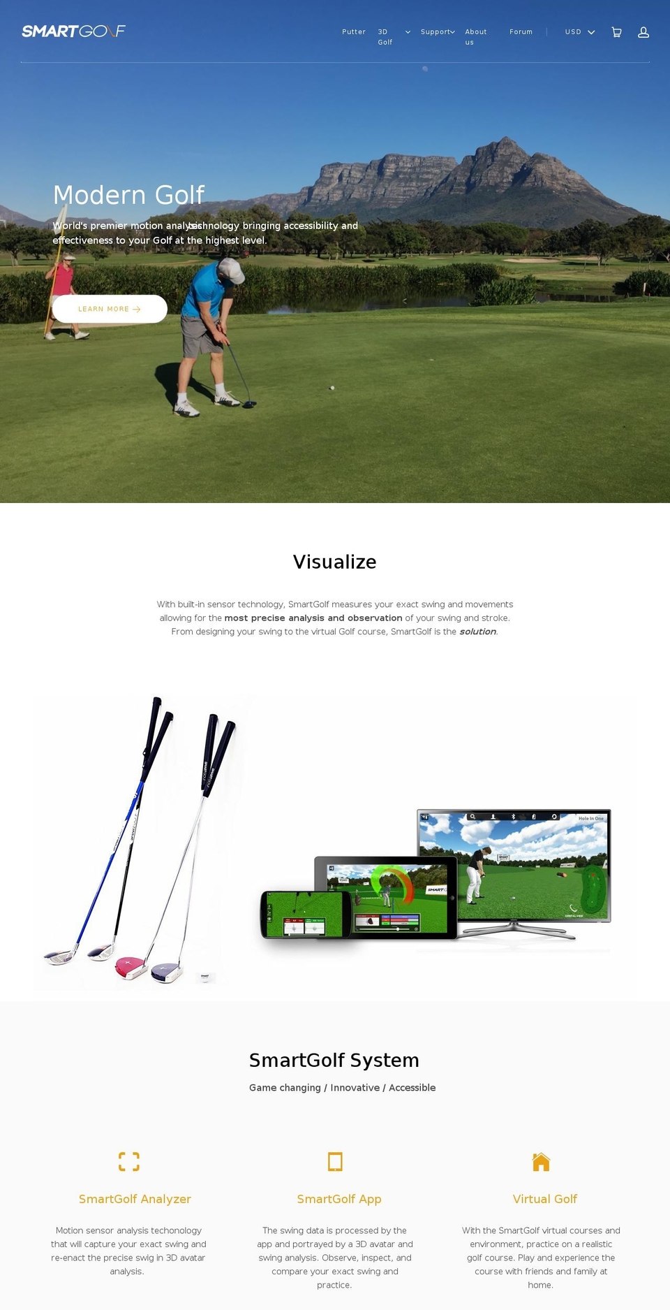 smartgolf.biz shopify website screenshot