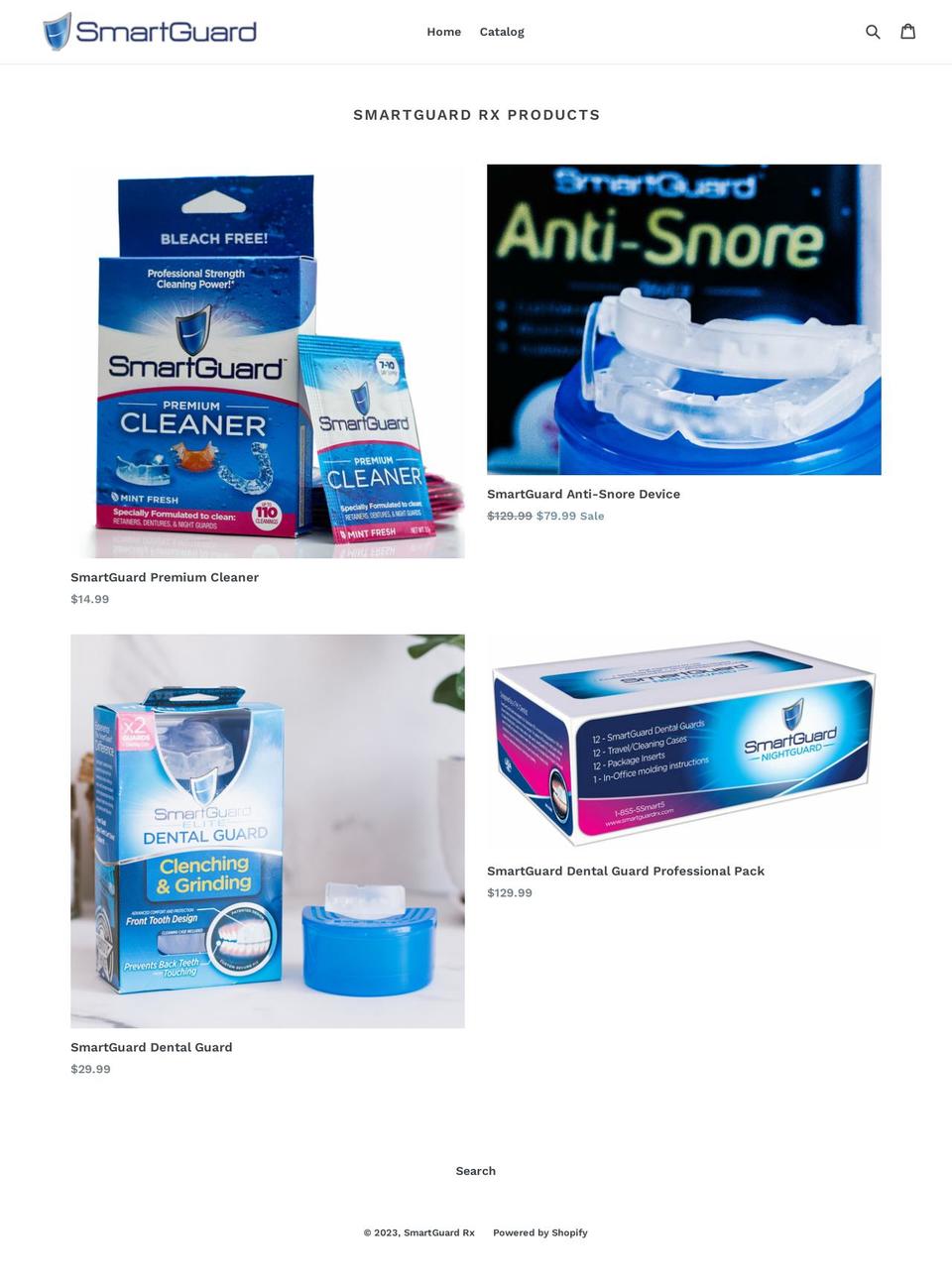 smartguardrxstore.com shopify website screenshot