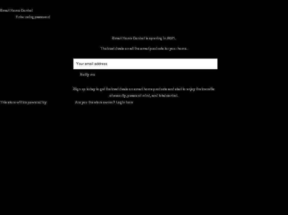 smarthomecontrol.com shopify website screenshot