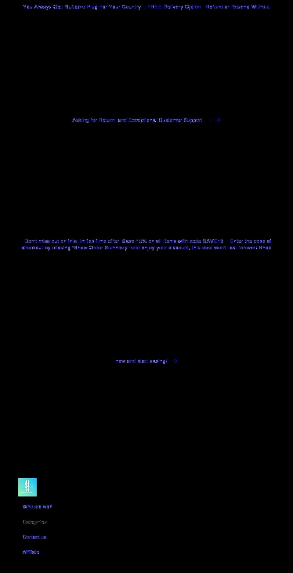 smarthomerobots.net shopify website screenshot