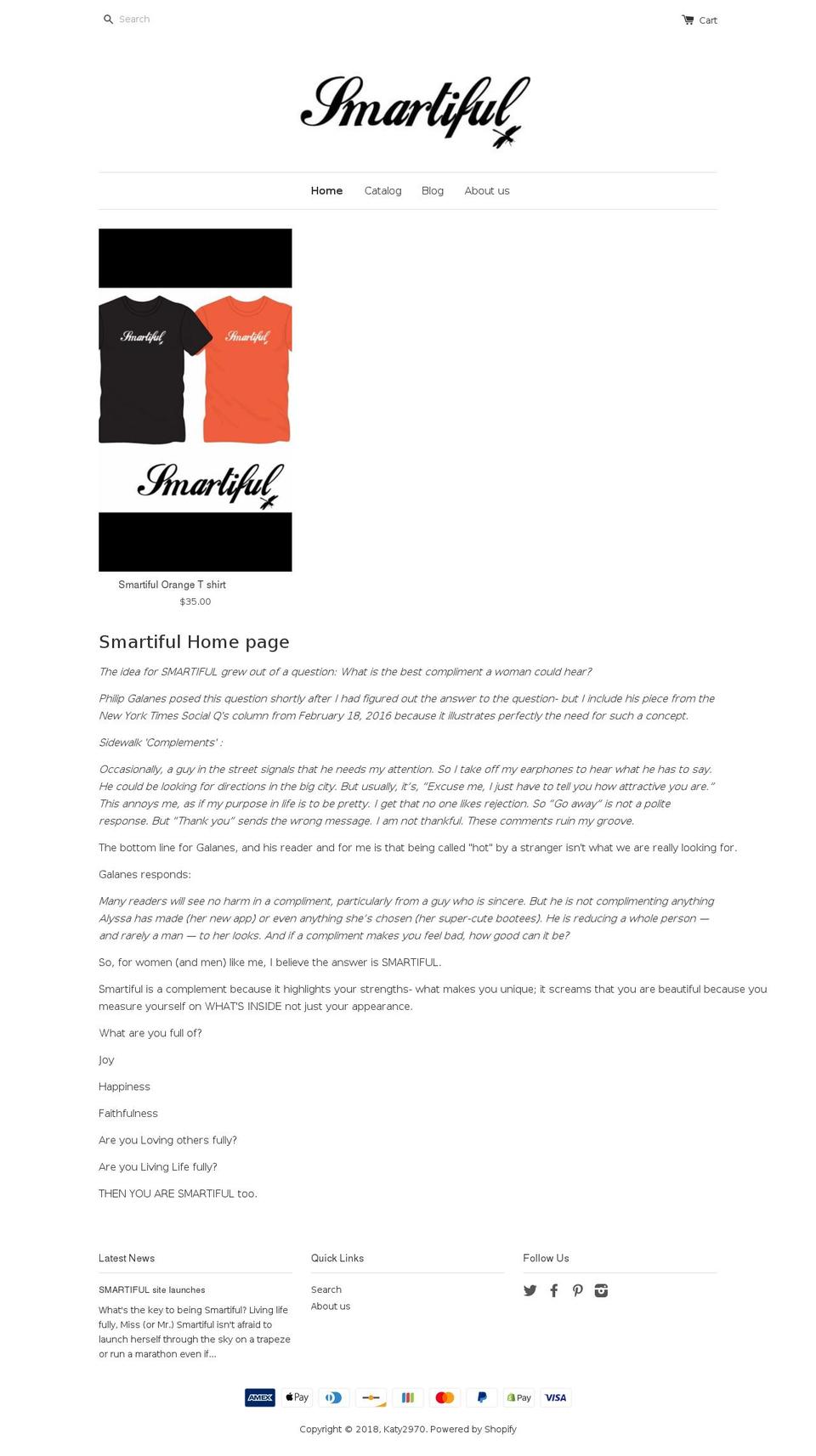 smartifullife.com shopify website screenshot