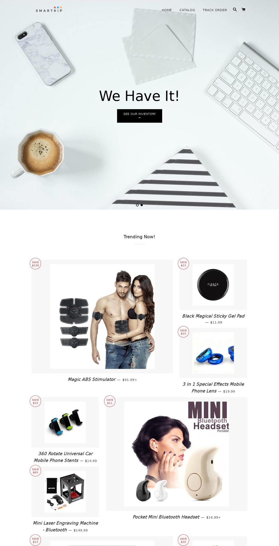 cha-ching-theme Shopify theme site example smartkip.com