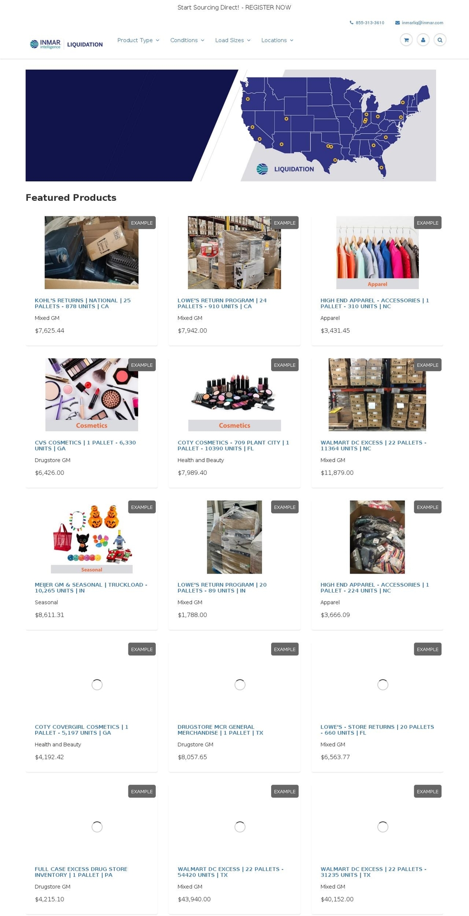 smartlots.com shopify website screenshot