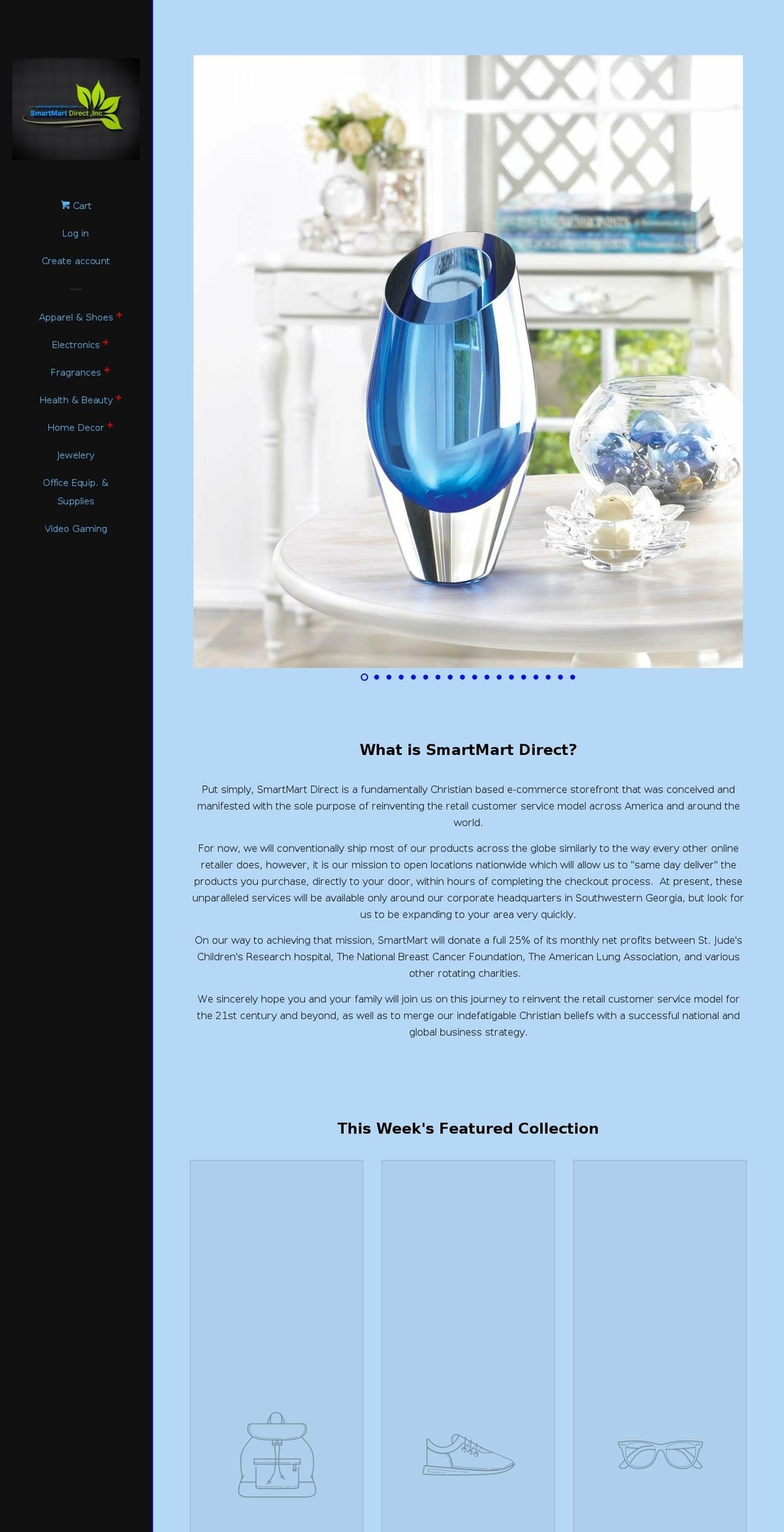 smartmartdirect.com shopify website screenshot