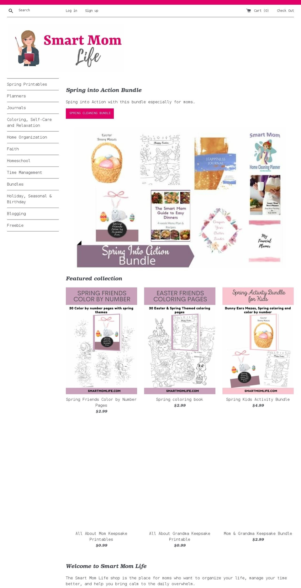 smartmomlife.com shopify website screenshot