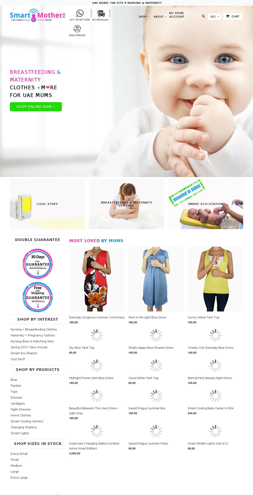 smartmother.info shopify website screenshot