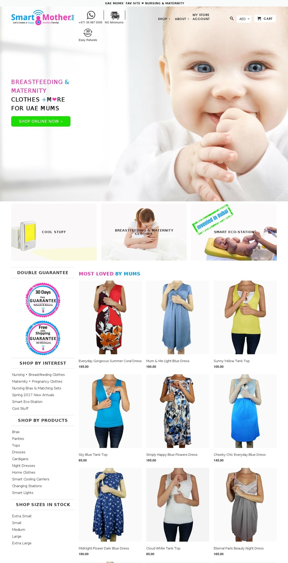 smartmother.me shopify website screenshot