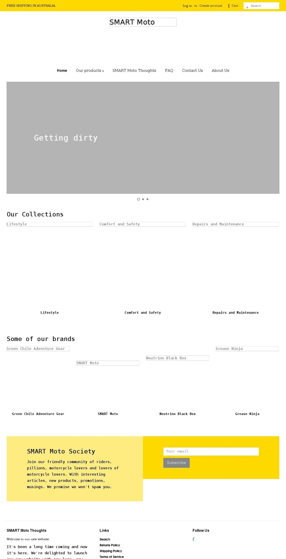 smartmoto.com.au shopify website screenshot