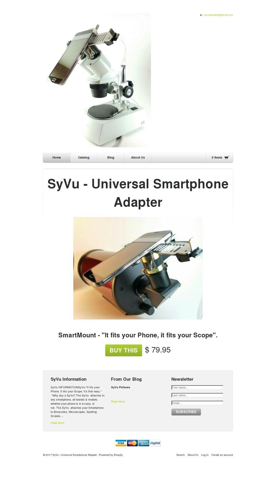 smartmountadapter.com shopify website screenshot