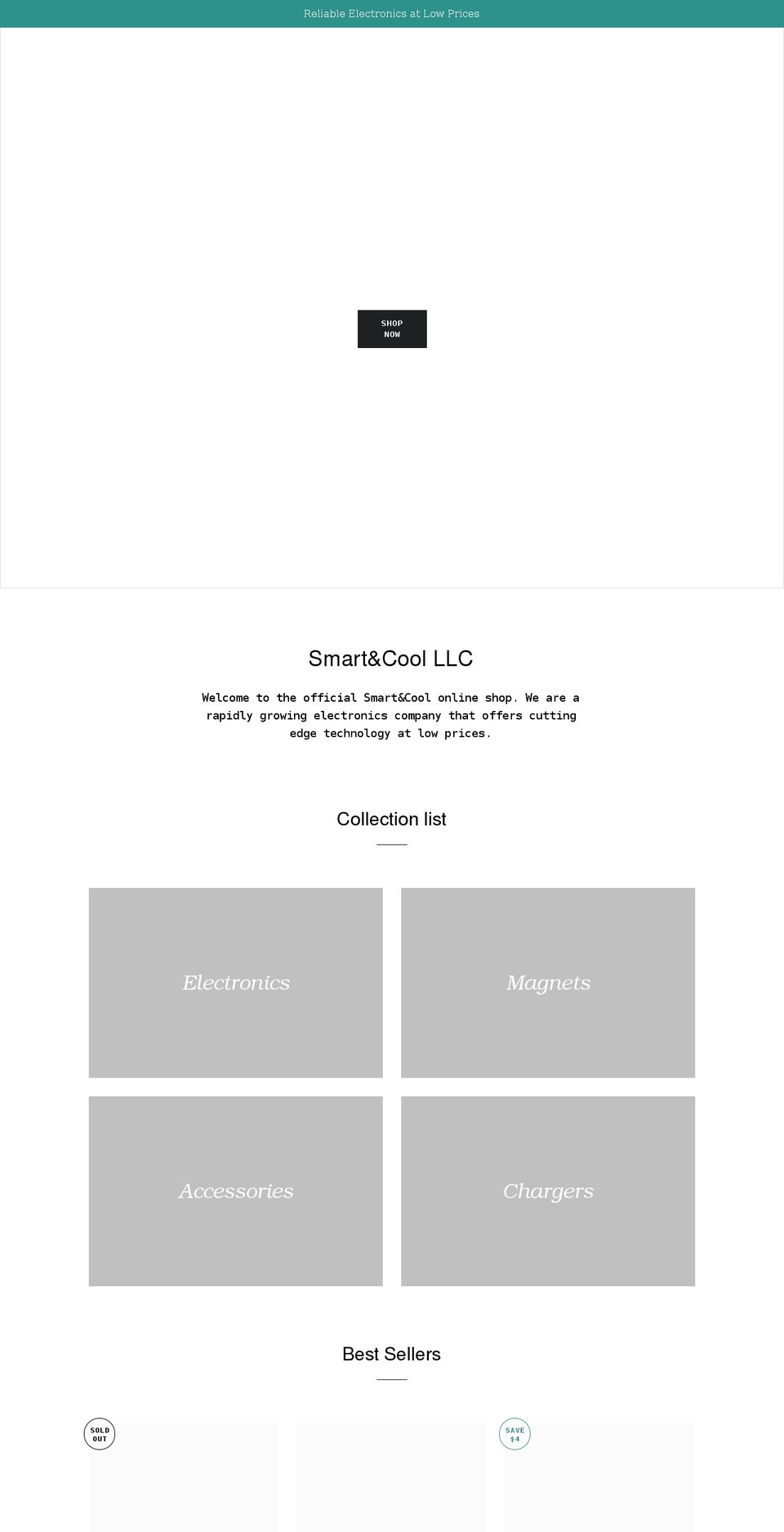 smartncool.online shopify website screenshot