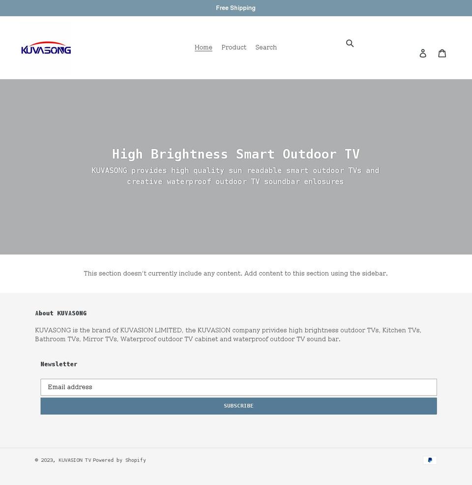 smartoutdoortv.com shopify website screenshot
