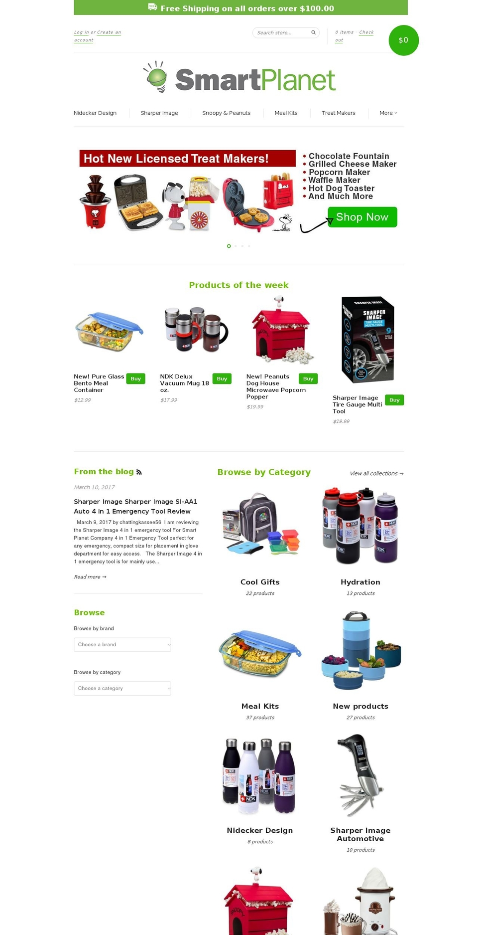 smartplanet.org shopify website screenshot