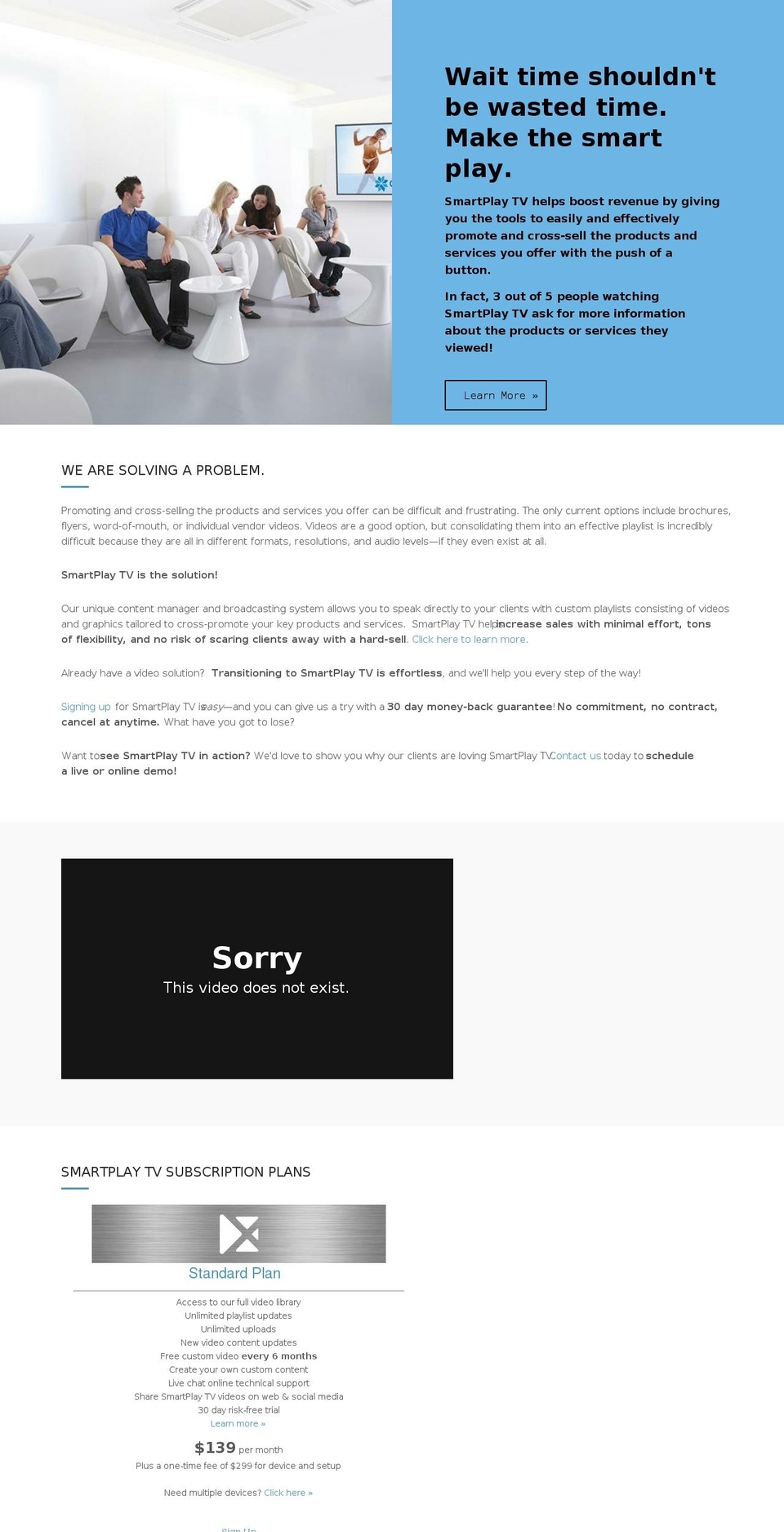 smartplaytv.com shopify website screenshot