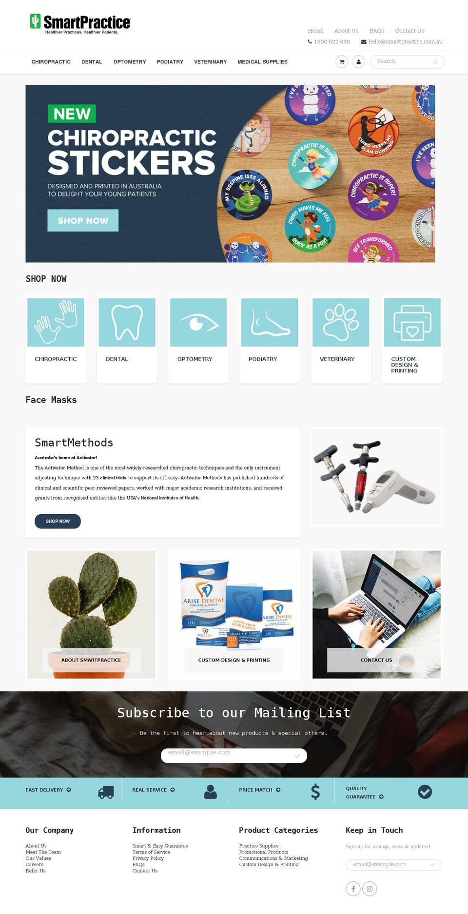 smartpractice.com.au shopify website screenshot