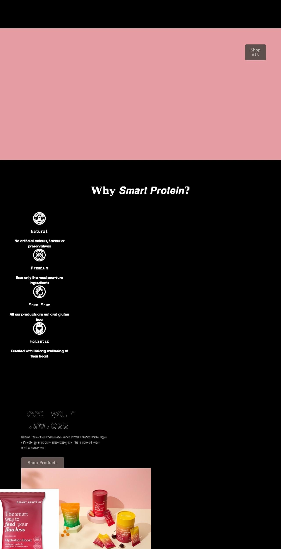 smartprotein.co.uk shopify website screenshot