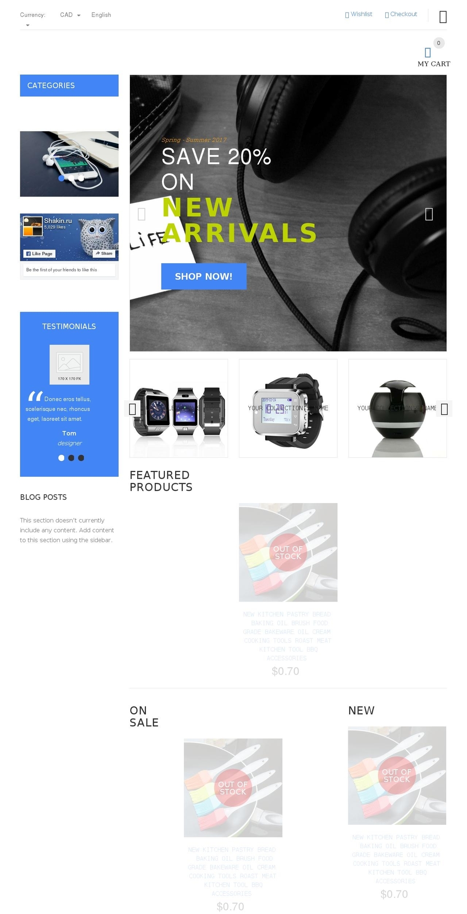 smartrendsandaccessories.com — Shopify storefront screenshot