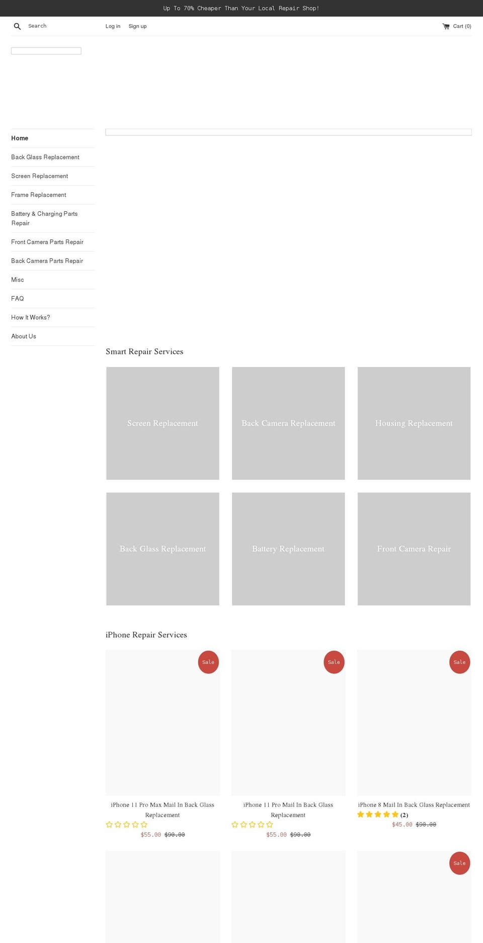 smartrepairnerd.com shopify website screenshot