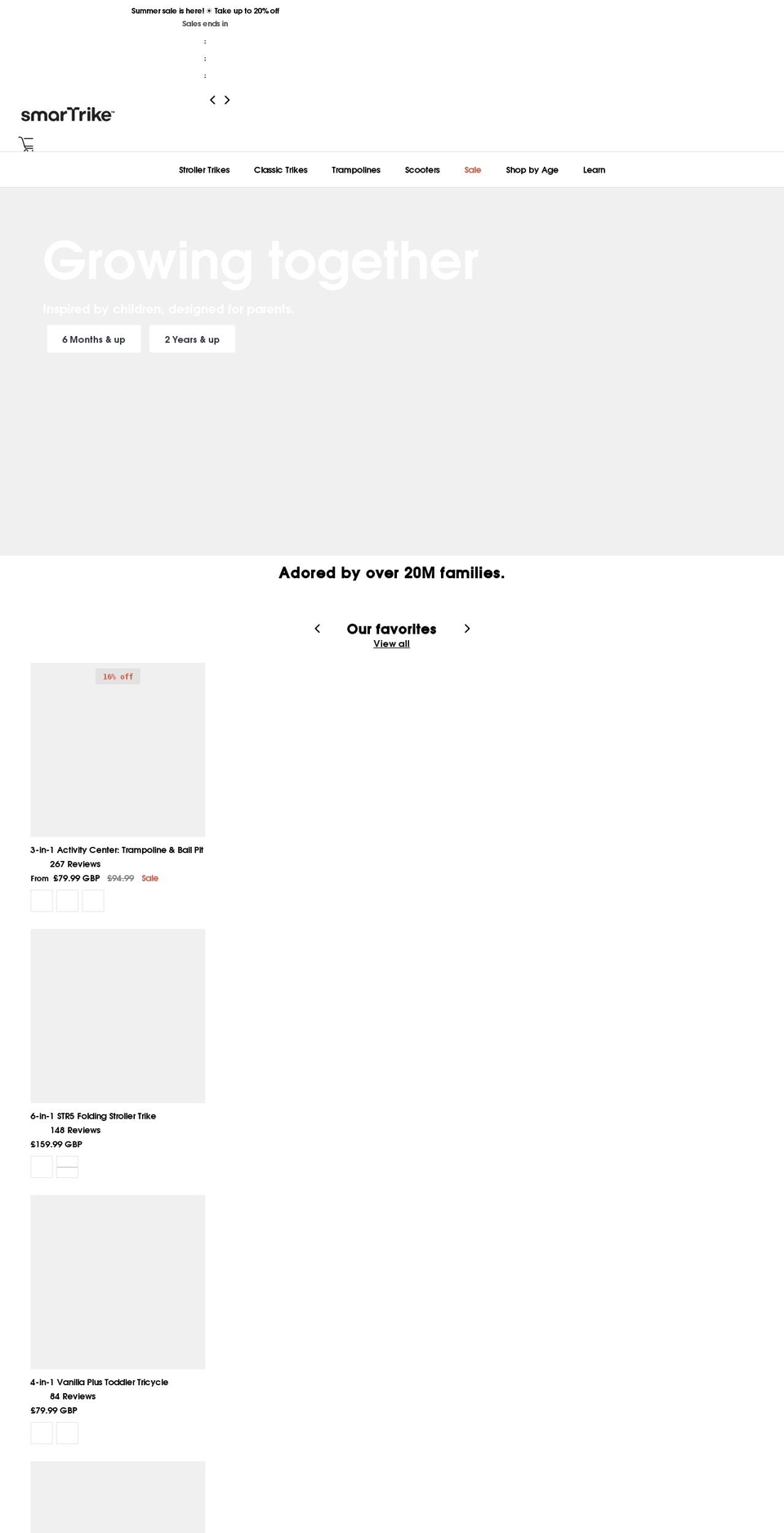smartrike.co.uk shopify website screenshot