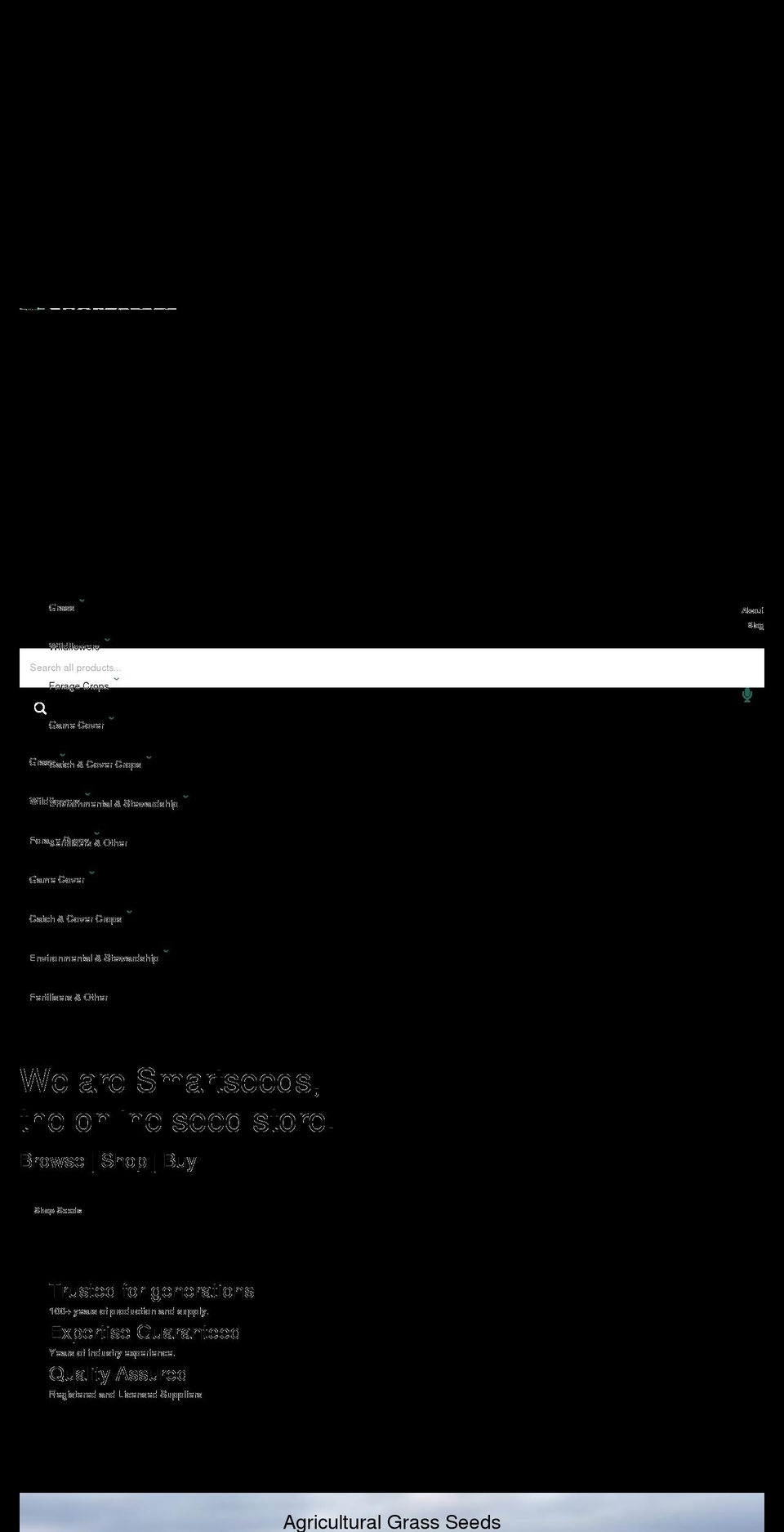smartseeds.co.uk shopify website screenshot