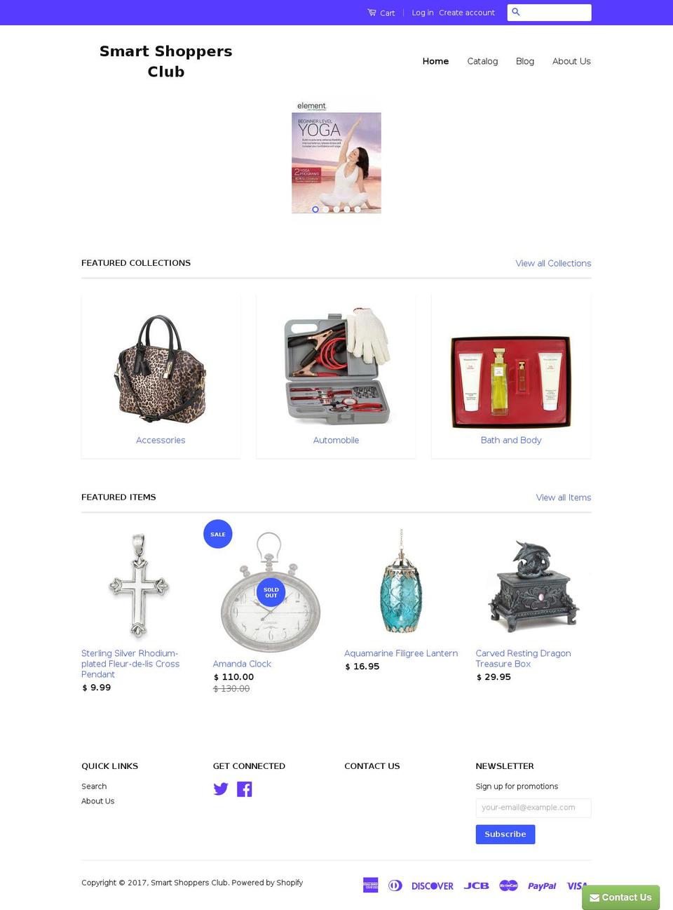 smartshoppersclub.net shopify website screenshot